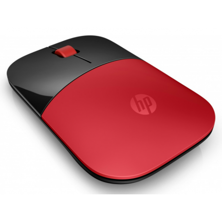 Rato Wireless HP Z3700 (Preto/Vermelho)